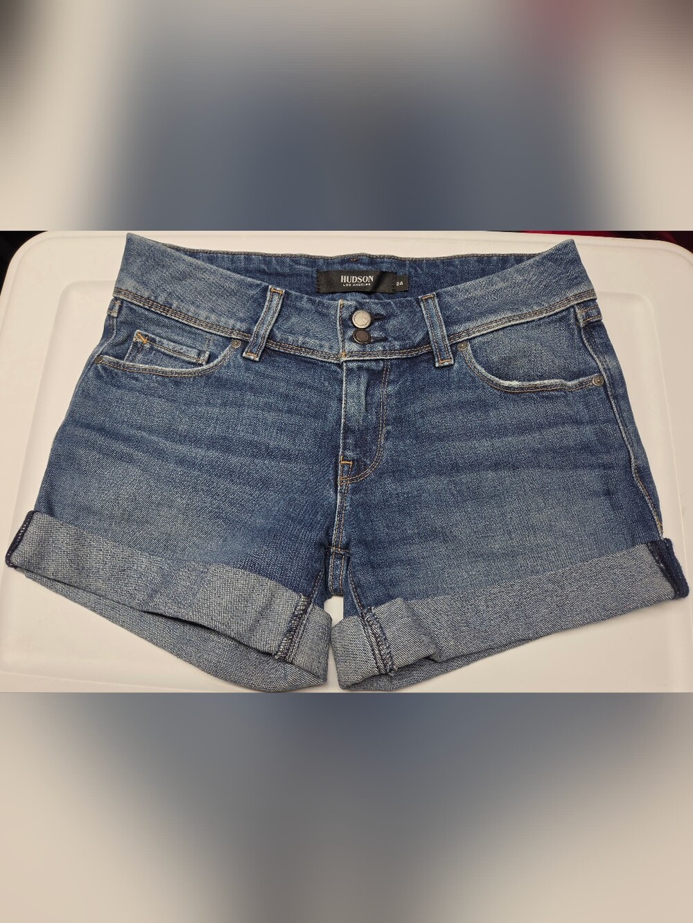 New Hudson Croxley Jean Shorts Size 24
